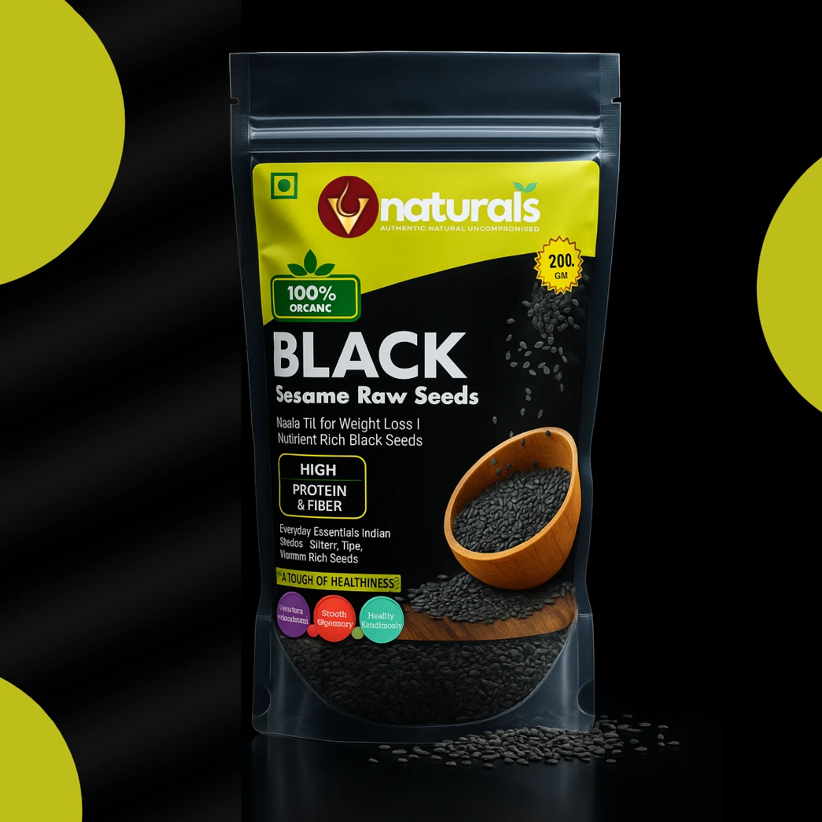 Black Sesame Seeds – High Calcium & Iron Source